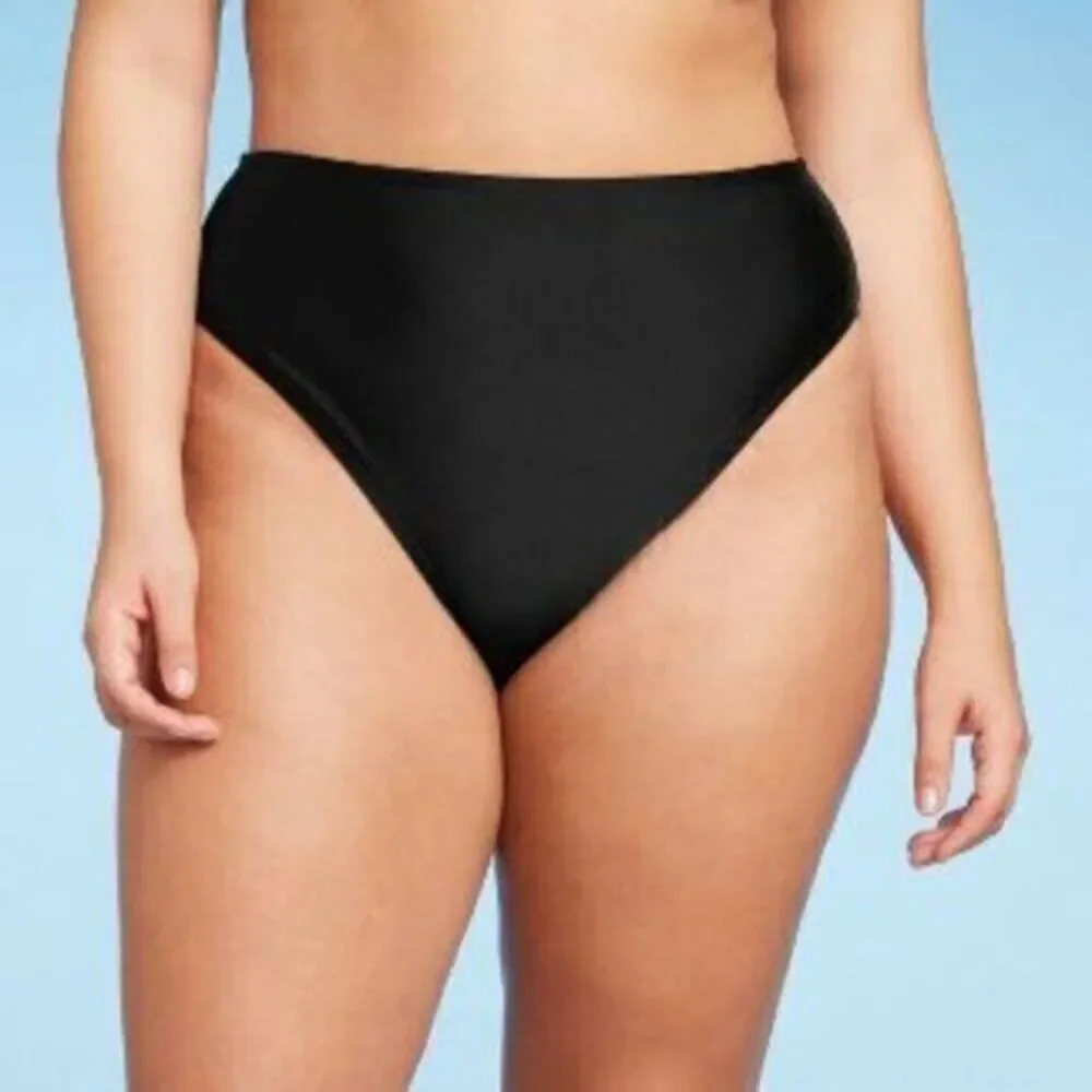 Wild‎ Fable Swimsuit Set Cut Out One Shoulder Bikini top and Cheeky Bottoms